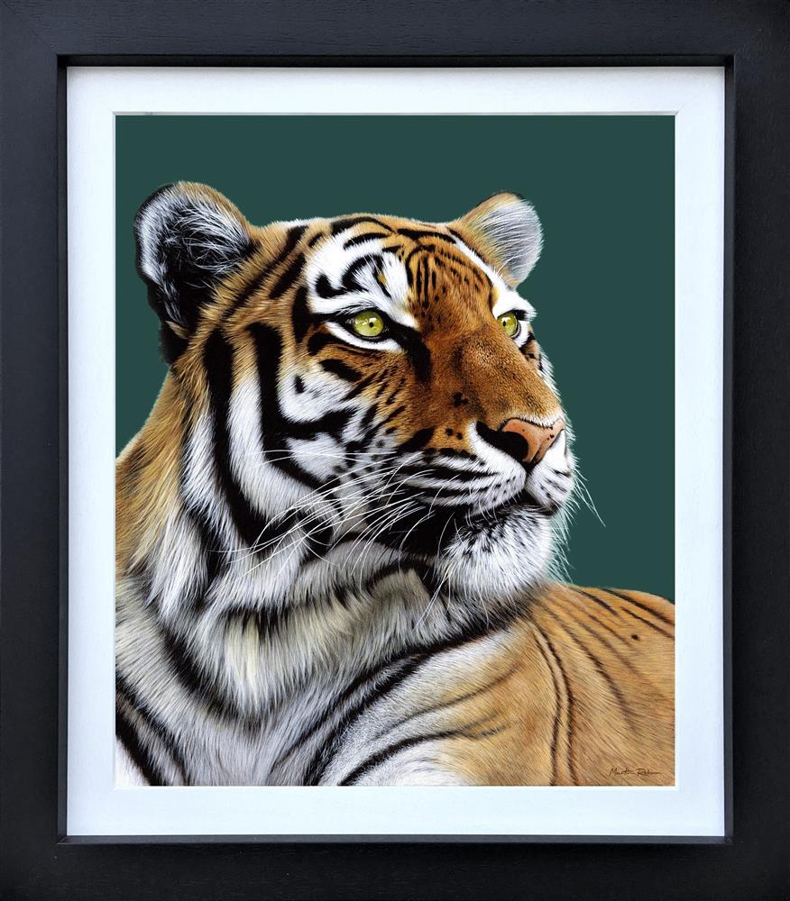 silent hunter framed print by artist martin robson