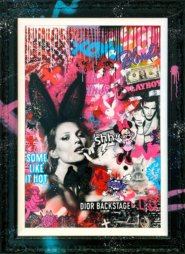 some like it hot framed print by artist hue folk