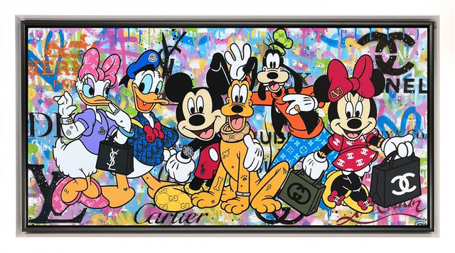 squad goals framed print by artist emily crook