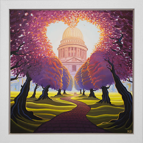 st pauls romance original framed by artist derrick fielding