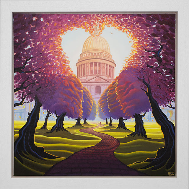 st pauls romance original framed by artist derrick fielding