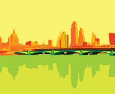 st pauls to the city framed print by artist oshe