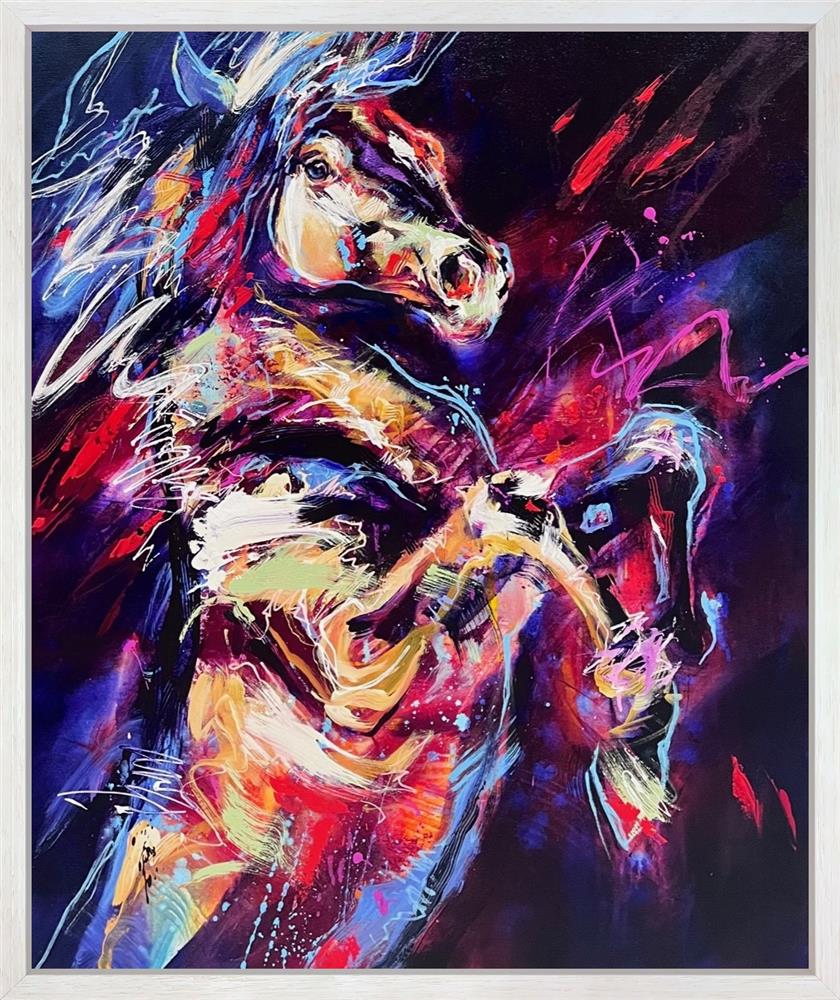 Stand together priginal framed by artist anna cher