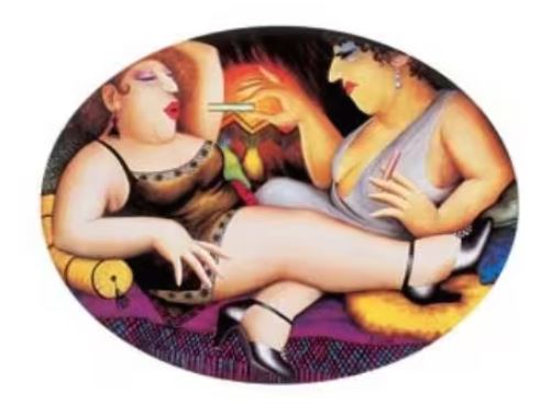 sultry afternoon print by artist beryl cook