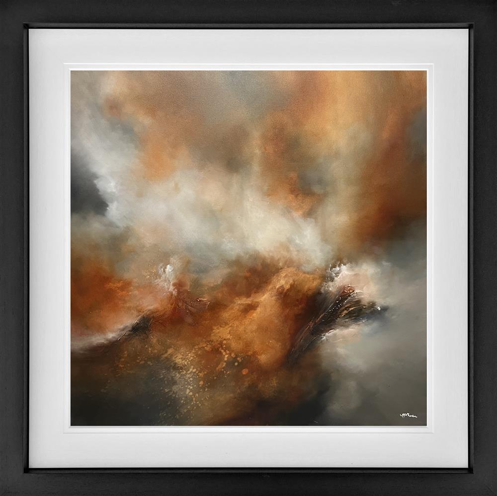 sunset freight framed print by artist alison johnson