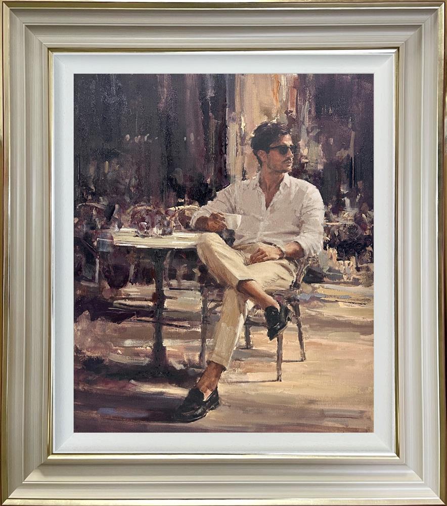 endurance loves a fire framed print by artist tony hinchliffe