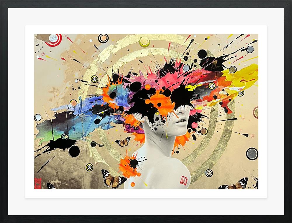 the anatomy of persephone framed print by artist trunk of funk