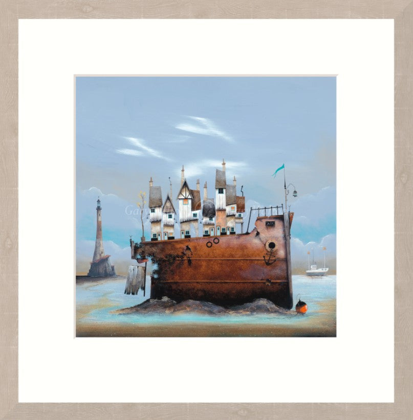 the ark framed print by artist gary walton