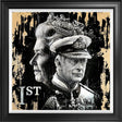 the crown framed print by artist ben jeffery