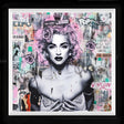 the queen of pop framed print by artist add subtract