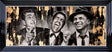 the rat pack framed print by artist ben jeffery