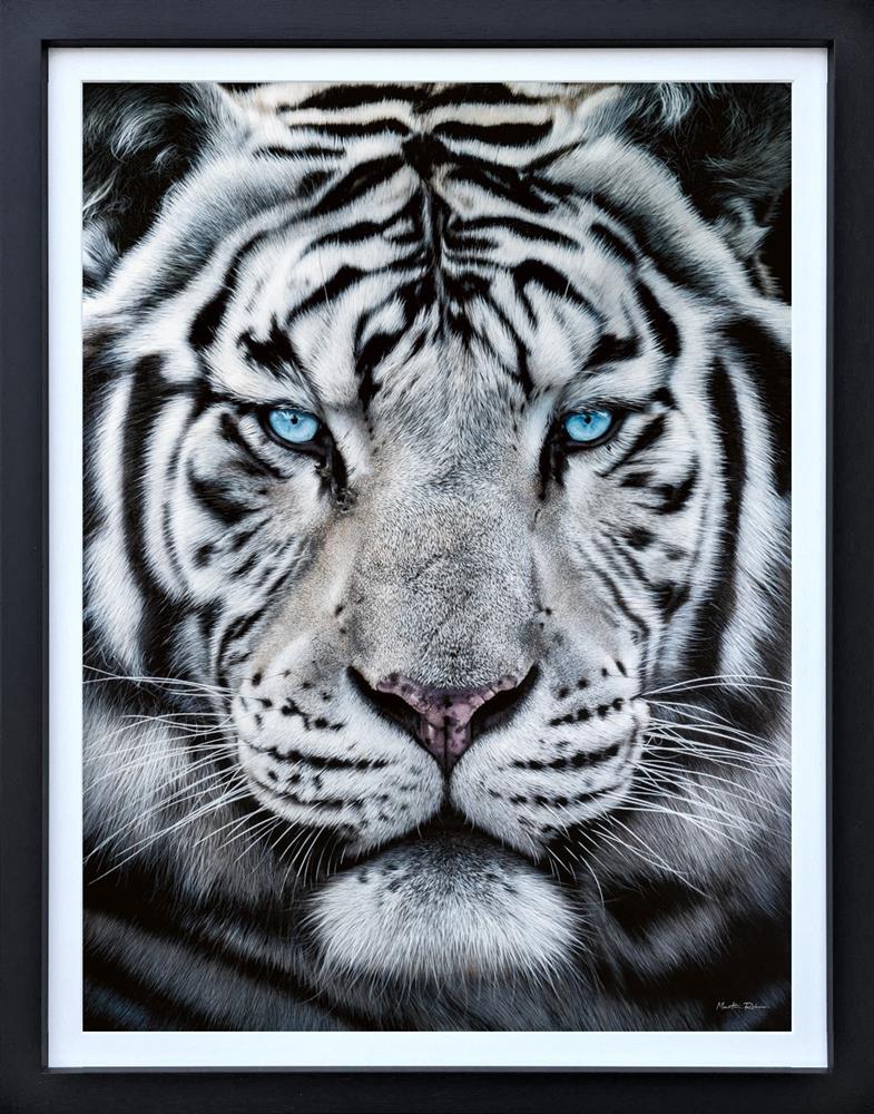 the silent warrior deluxe framed print by artist martin robson