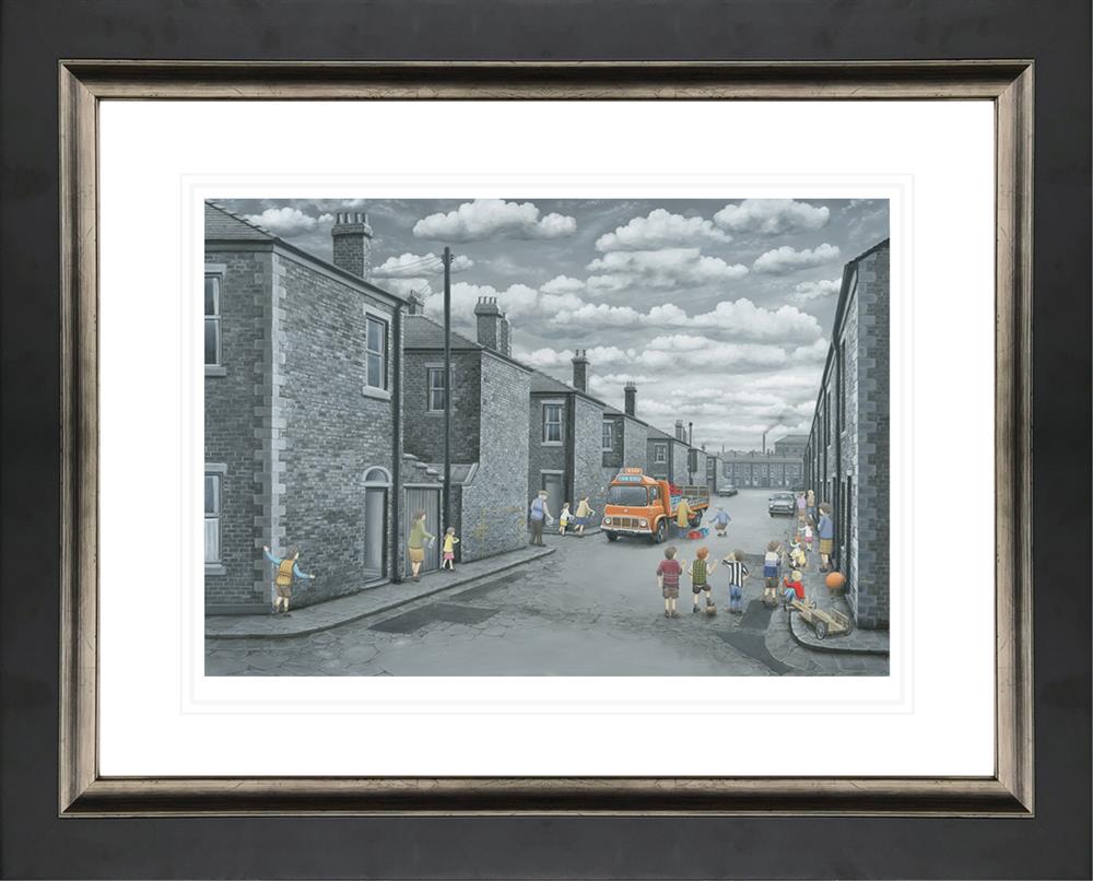 thirsty work framed paper print by artist leigh lambert