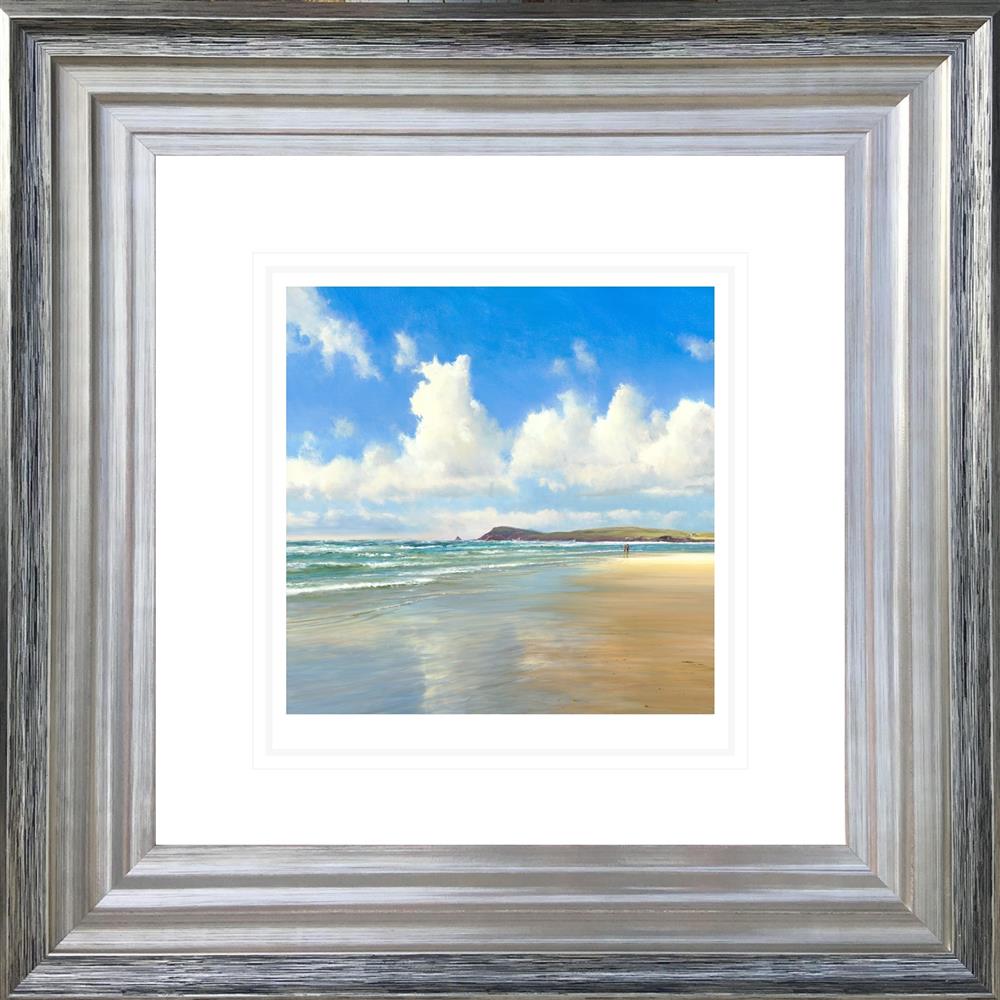 towards the headland framed print by artist duncan palmar