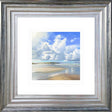 towering clouds framed print by artist duncan palmer