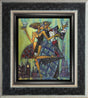 towering romance framed print by artist andrei protsouk