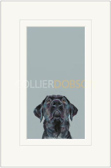 treat time mounted print by artist nicky litchfield