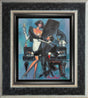 velvet notes framed print by artist andrei protsouk