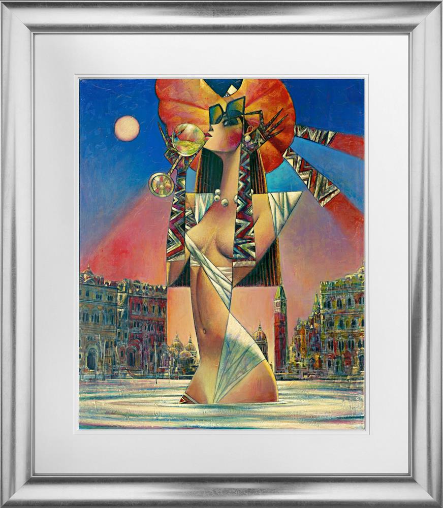 voluptuous venice framed print by artist andrei protsouk