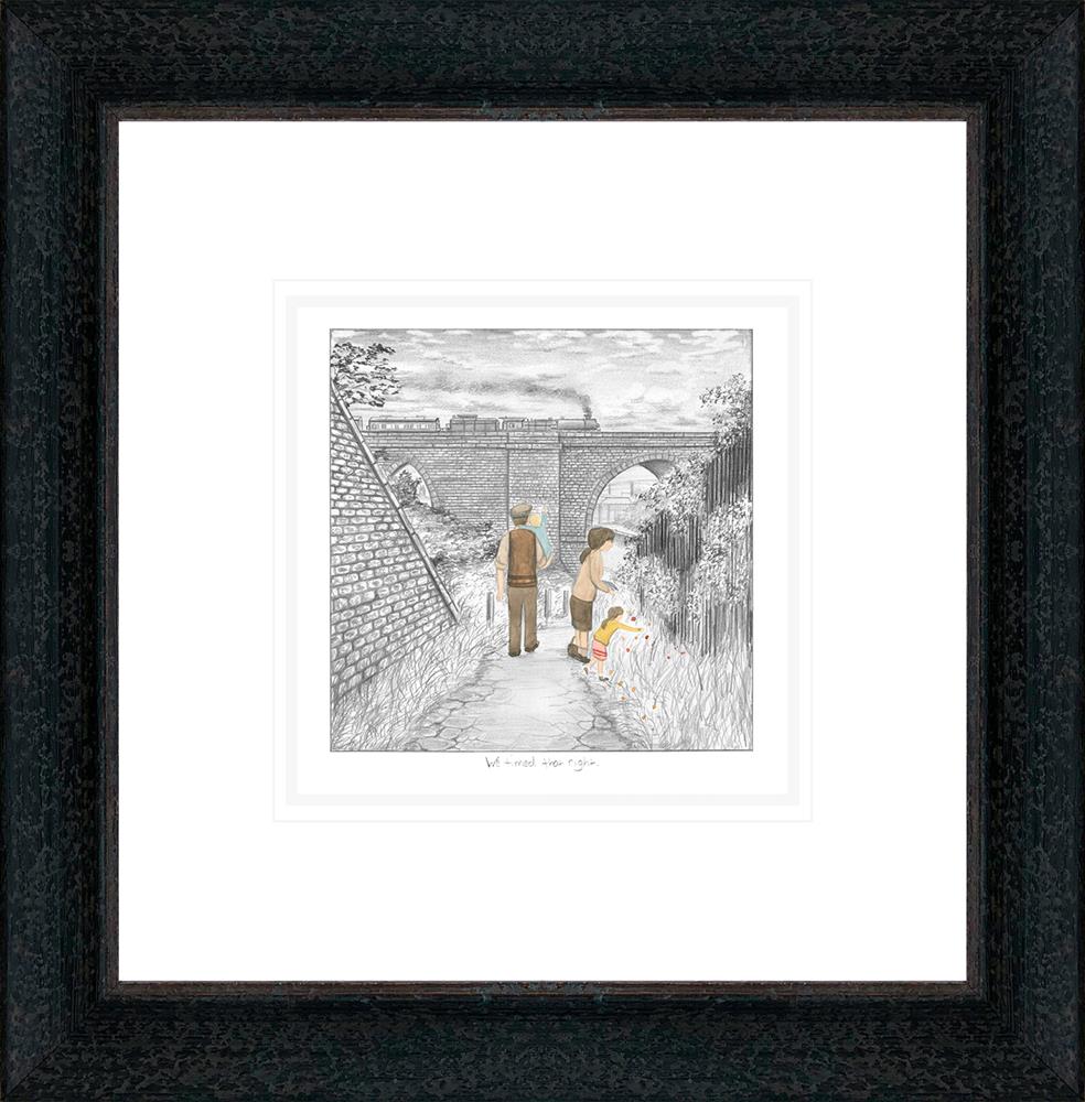 we times that right framed sketch print by artist leigh lambert