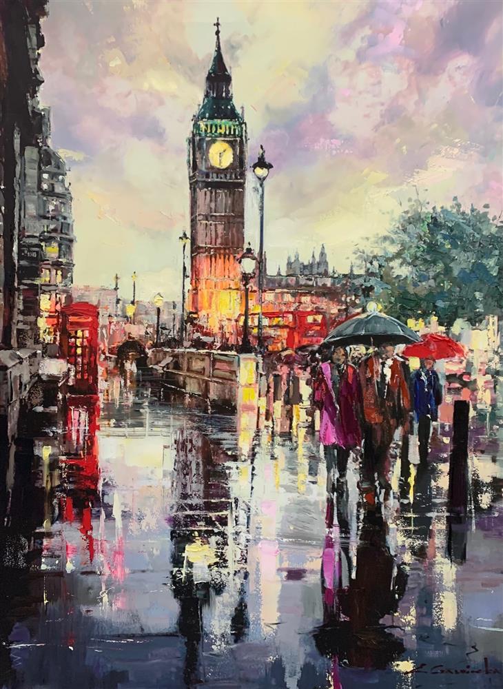 westminster glow print by artist ewa czarniecka