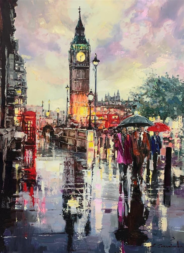 westminster glow print by artist ewa czarniecka
