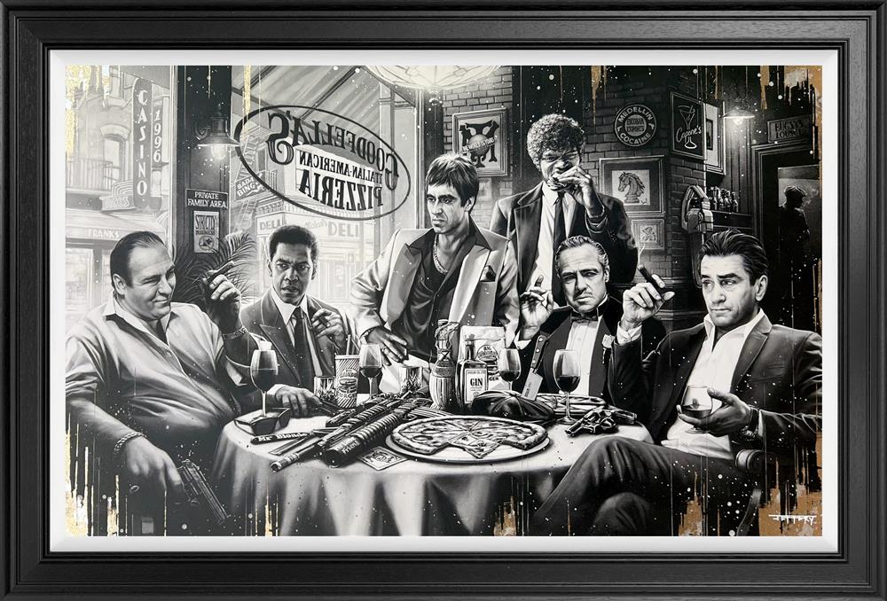 who ordered the cannoli canvas deluxe framed print by artist ben jeffery