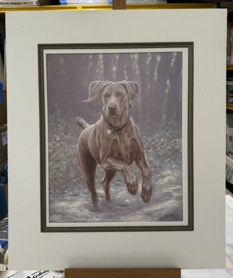 winter wonderland mounted print by artist john silver