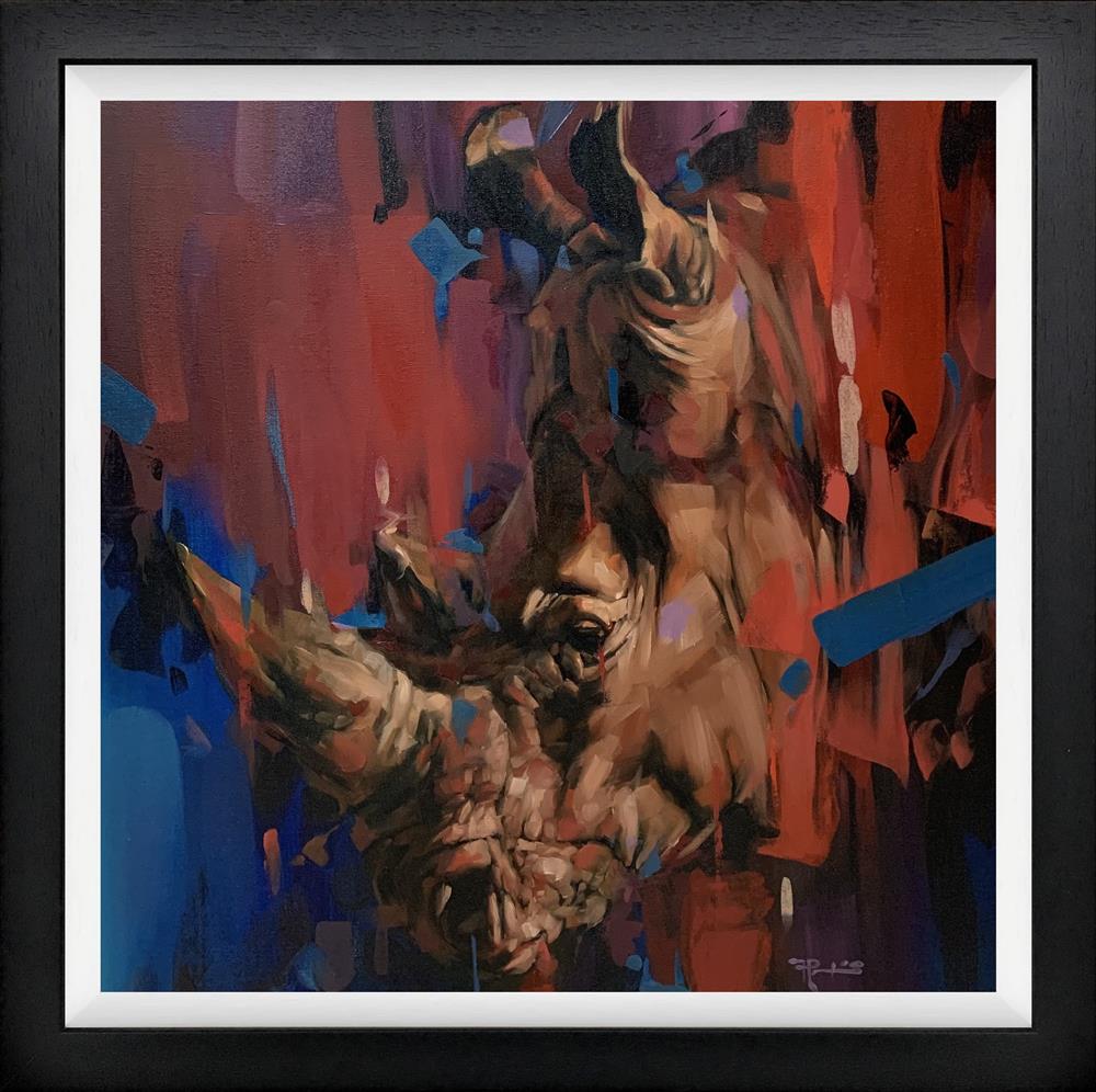 zeke framed print by artist frank pretorius