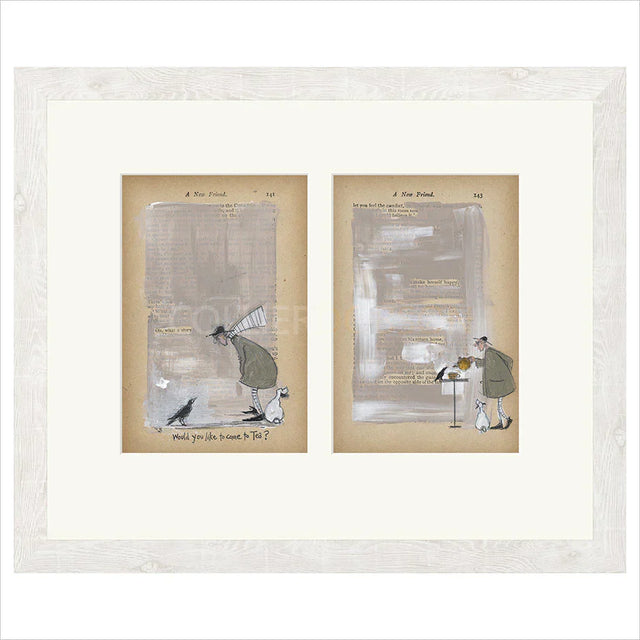 a new fried framed print by artist sam toft
