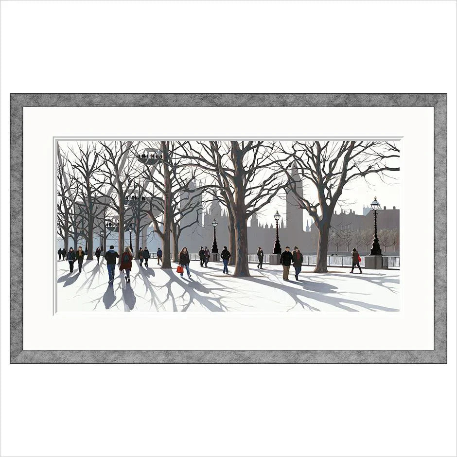 a view of parliament framed print by artist jo quigley
