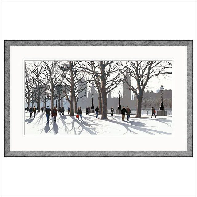 a view of parliament framed print by artist jo quigley