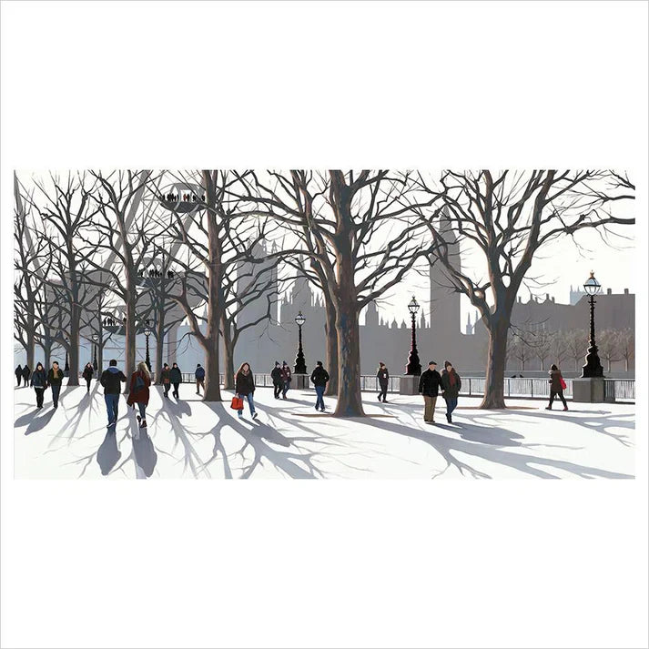 a view of parliament mounted print by artist jo quigley