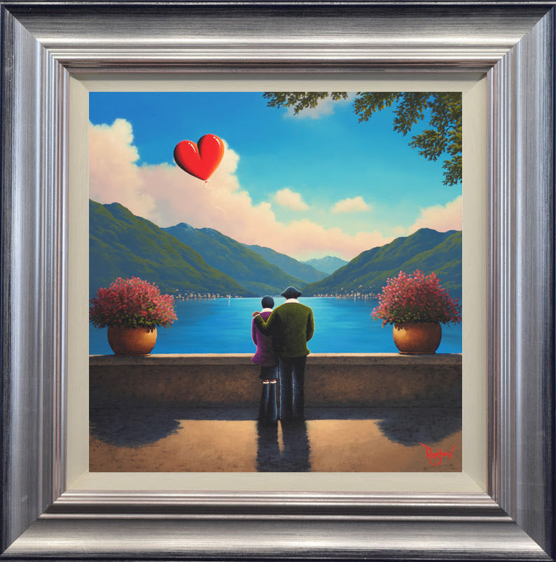 a view to rmember framed print by artist david renshaw