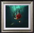 adrift framed print by artist michelle mackie