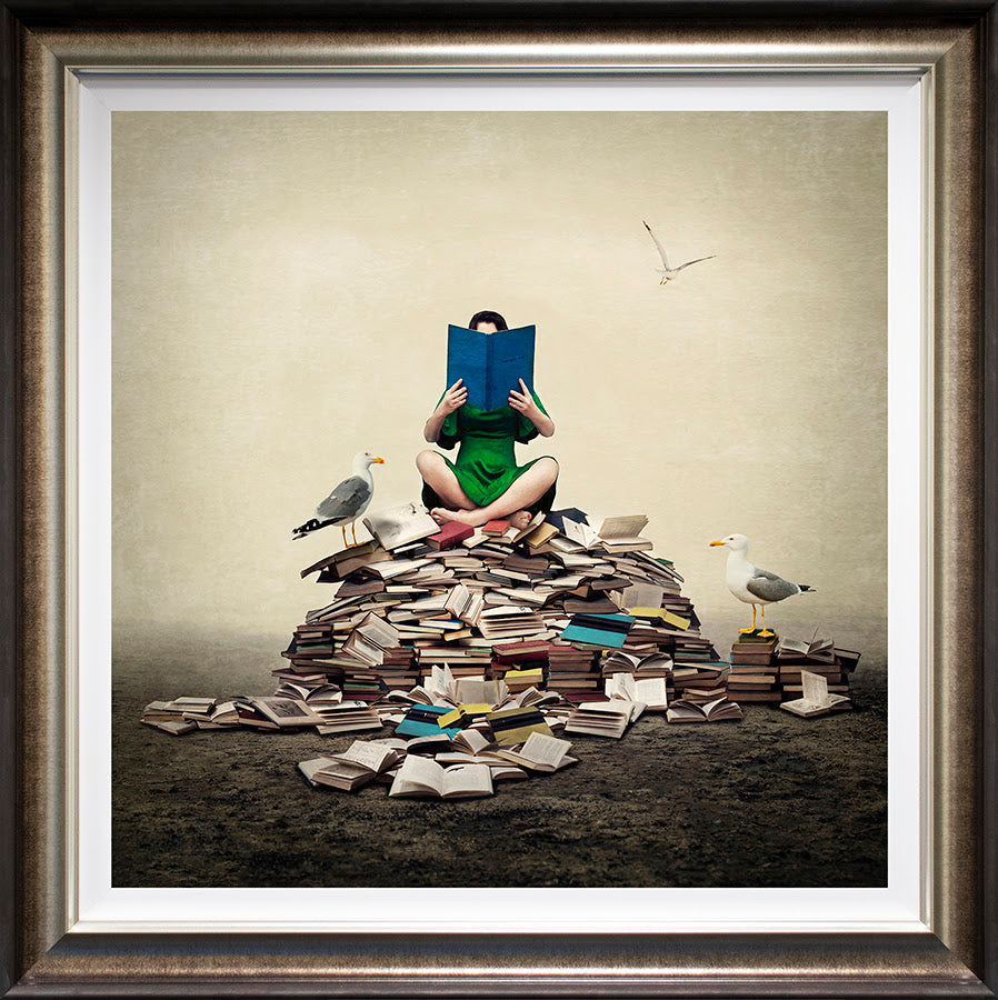 all the stories were told deluxe framed print by artist michelle mackie