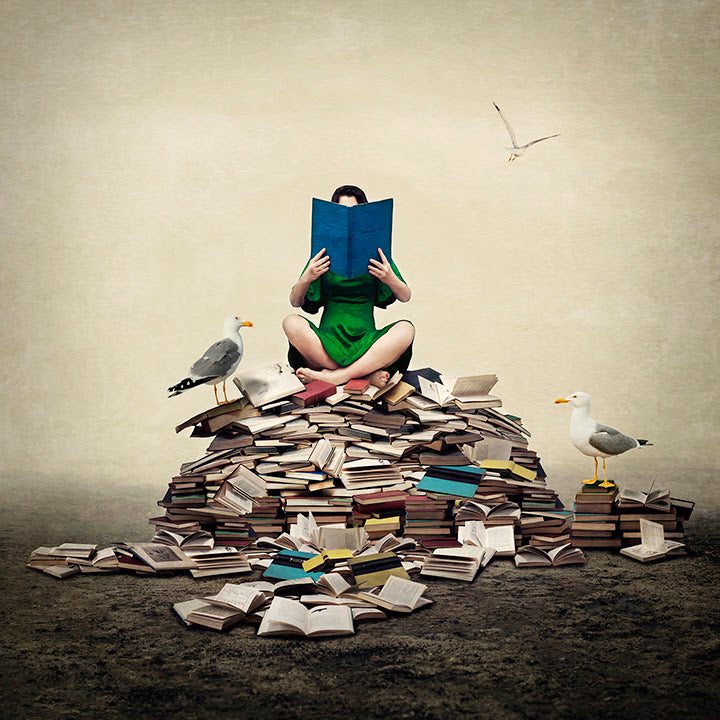 all the stories were told print by artist michelle mackie