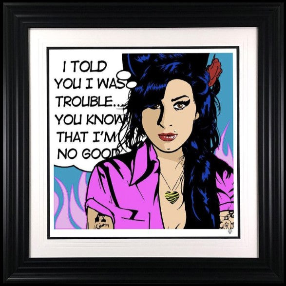 amy winehouse pop framed print by artist jj adams