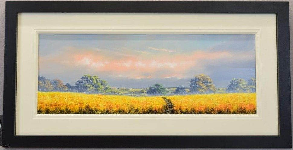 memories of august framed original by artist allan morgan