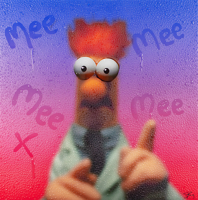 beaker print by artist toby