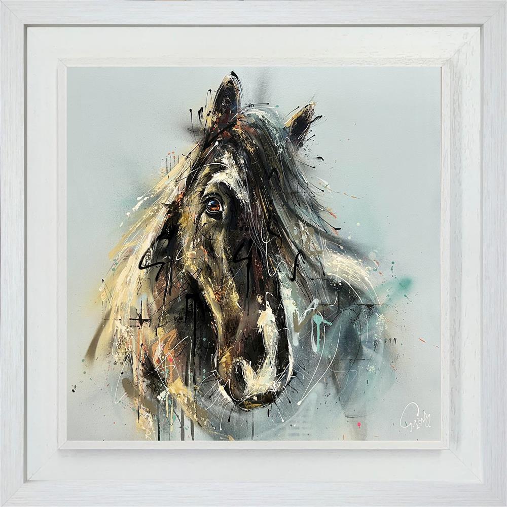 betsy commission original framed by artist joe galindo