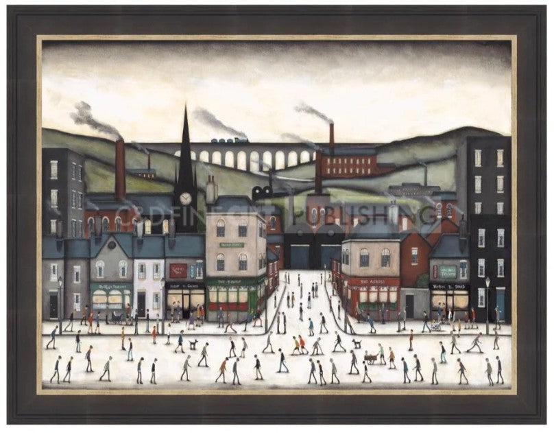 bettys tearoom framed print by artist sean durkin