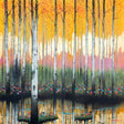 birch forest i mounted print by artist dale bowen