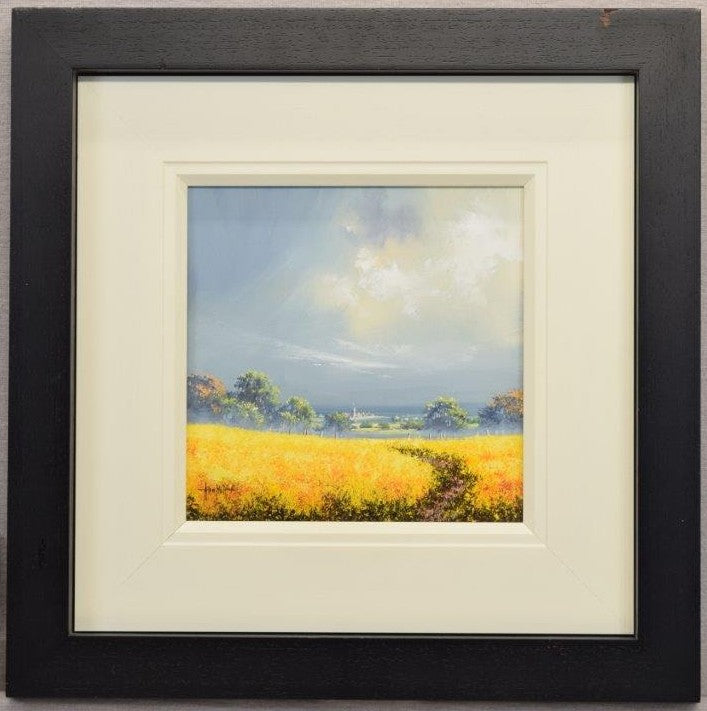 bring me sunshine framed original by artist allan morgan
