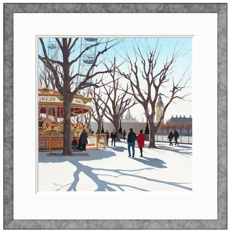 carousel ii framed print by jo quigley