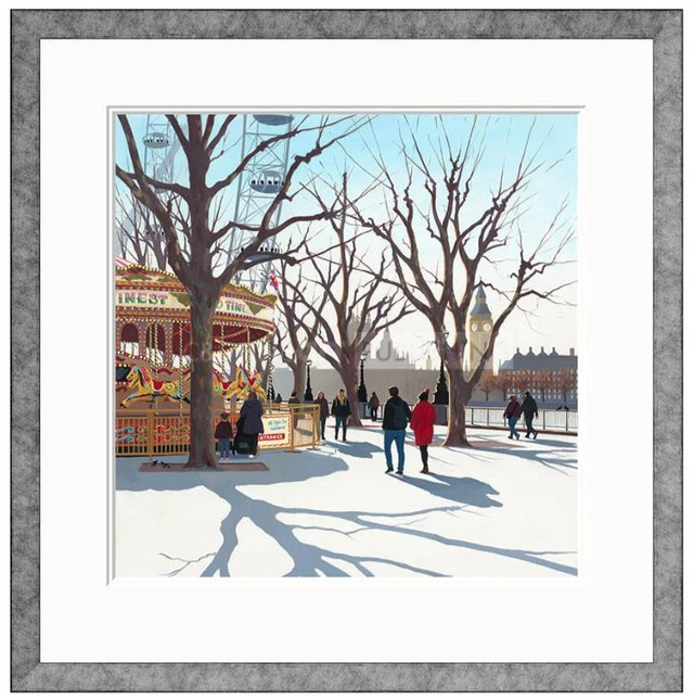 carousel ii framed print by jo quigley
