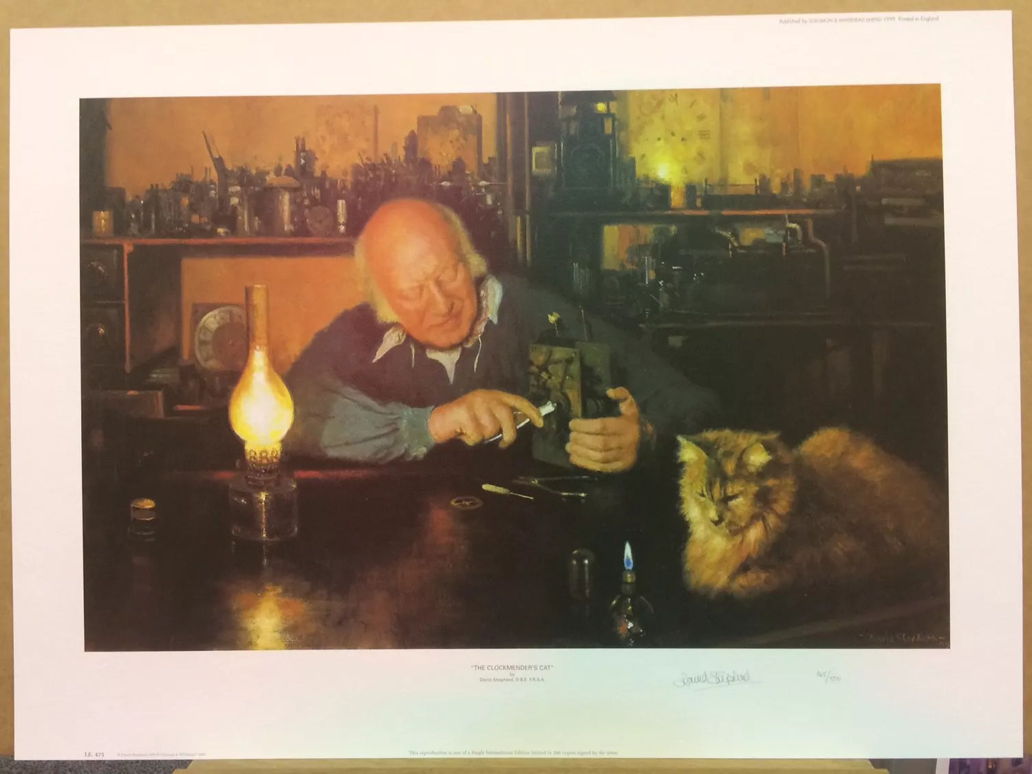 The Clockmenders Cat