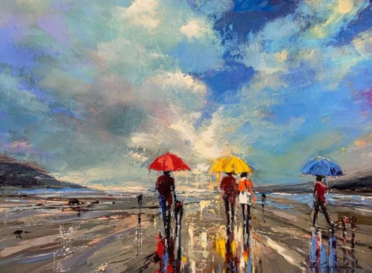 coastal memories print by artist ewa czarniecka