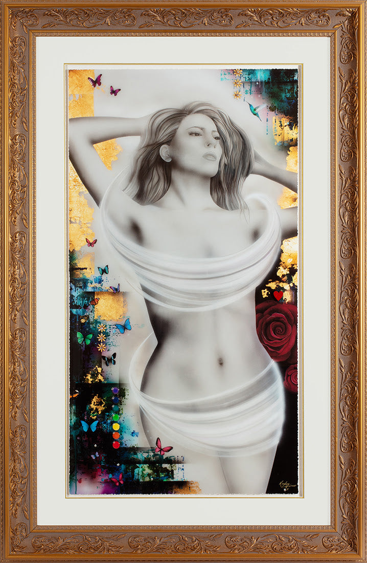 colour me beaitiful framed print by artist kealey farmer