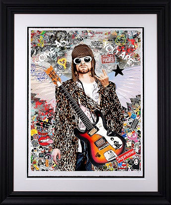 come as you are black framed print by artist zee